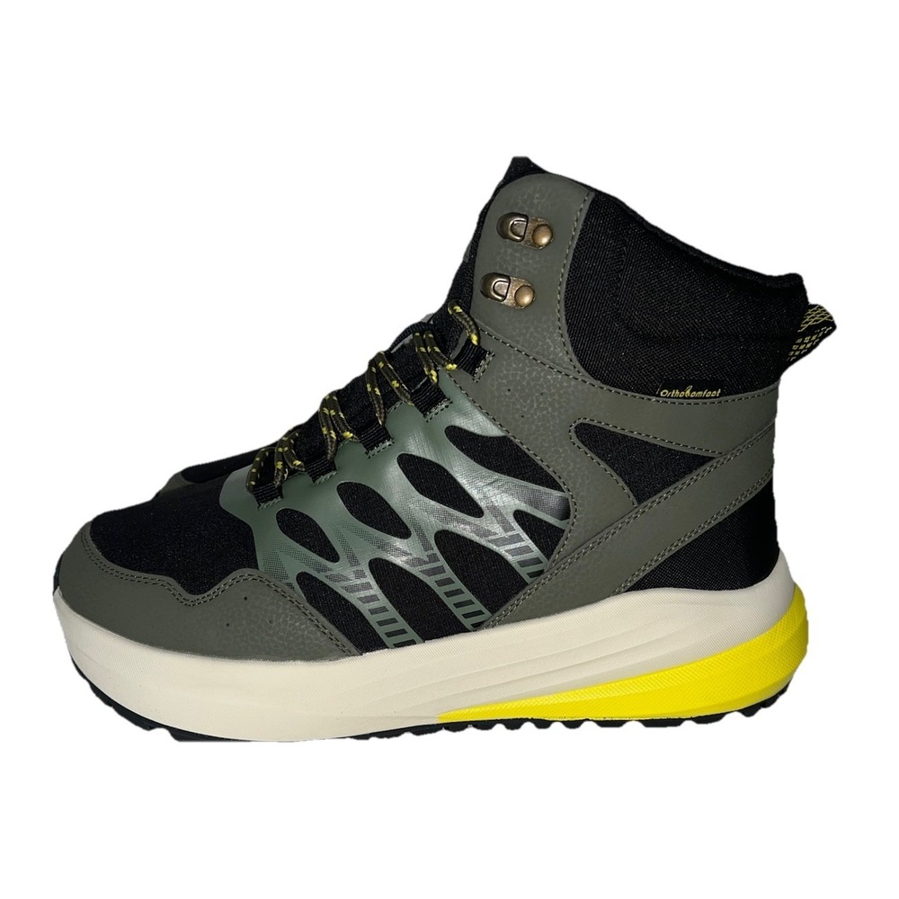 (b6/12)OrthoComfoot Men's Orthopedic Wide Waterproof Hiking Boots Size 10.5 Men